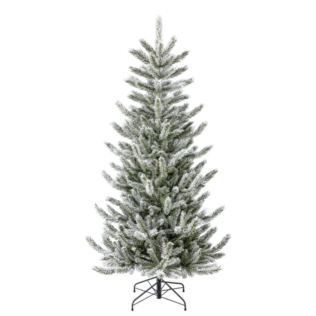 Sapin artificiel enneig&eacute; vert 467 branches &Oslash;99xH180cm