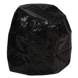 Housse de protection noire pour barbecue rond