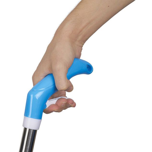 Balai magique ramasse miettes avec spray bleu 2 en 1