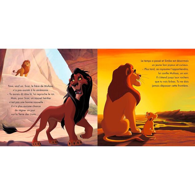 Livre d'histoire Disney Le Roi Lion L'histoire du film 32 pages