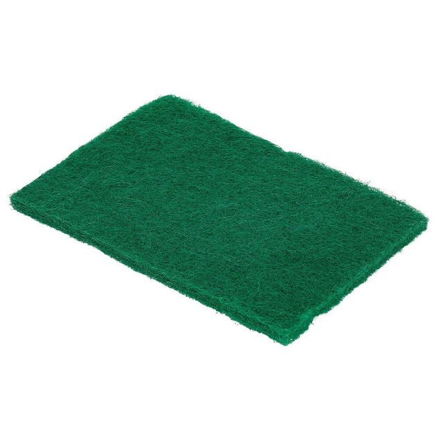 Lot de 5 tampons &agrave; r&eacute;curer grattants 15x10cm polyester vert