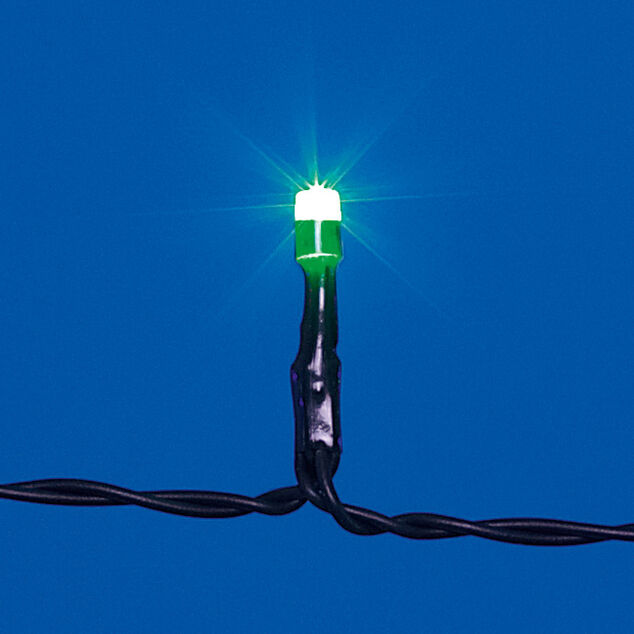 Guirlande électrique Solaire 50 Led Multicolore clignotant 4,9 m