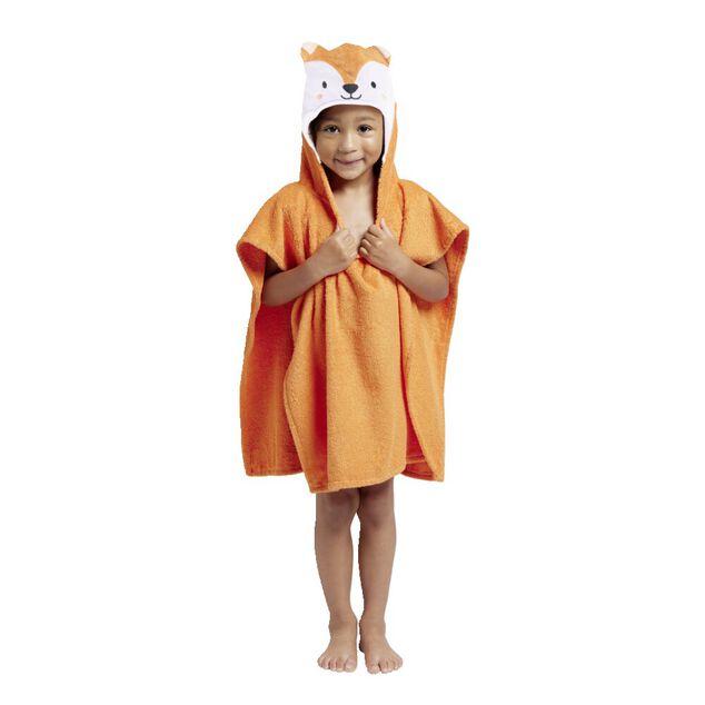 Poncho de douche enfant 50xH115cm lapin ou renard - 2 modèles