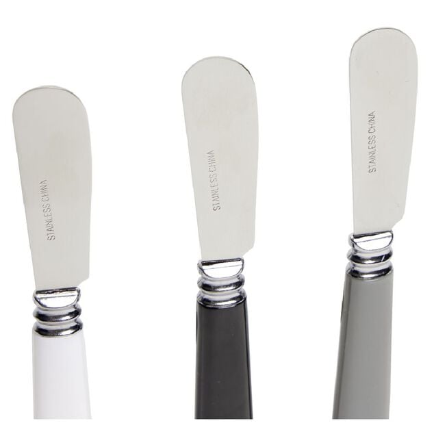 Tartineur manche coloré x 3