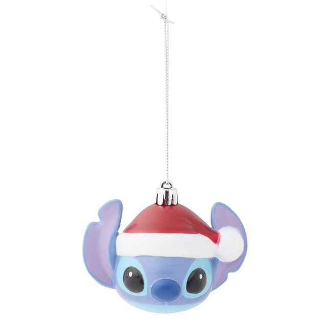 T&ecirc;te de Stitch de No&euml;l &agrave; suspendre H9cm