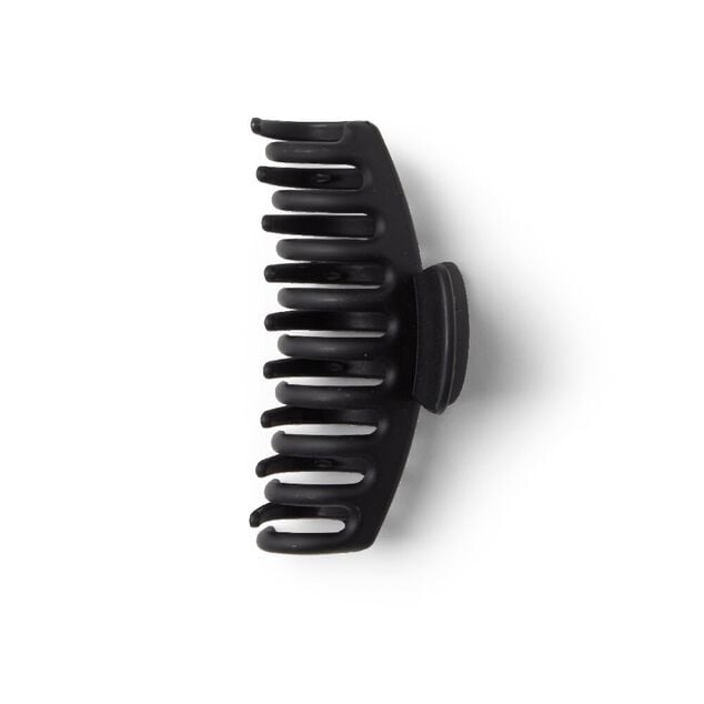 Pince cheveux crabe noir mat L11cm