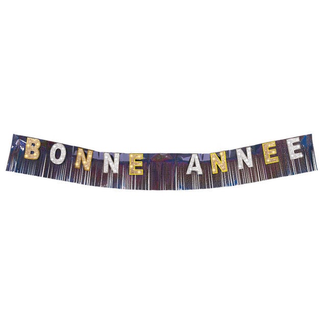 Guirlande frange Bonne Ann&eacute;e