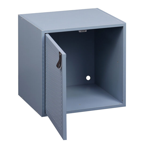 Porte pour structure Box Cube m&eacute;tal Bleu