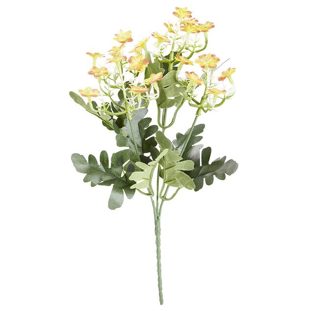 Fleurs piquet Succulentes dor&eacute;es en poly&eacute;thyl&egrave;ne