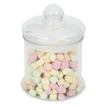 Bocal en verre transparent avec couvercle hermétique 2,2L - H.23,5cm