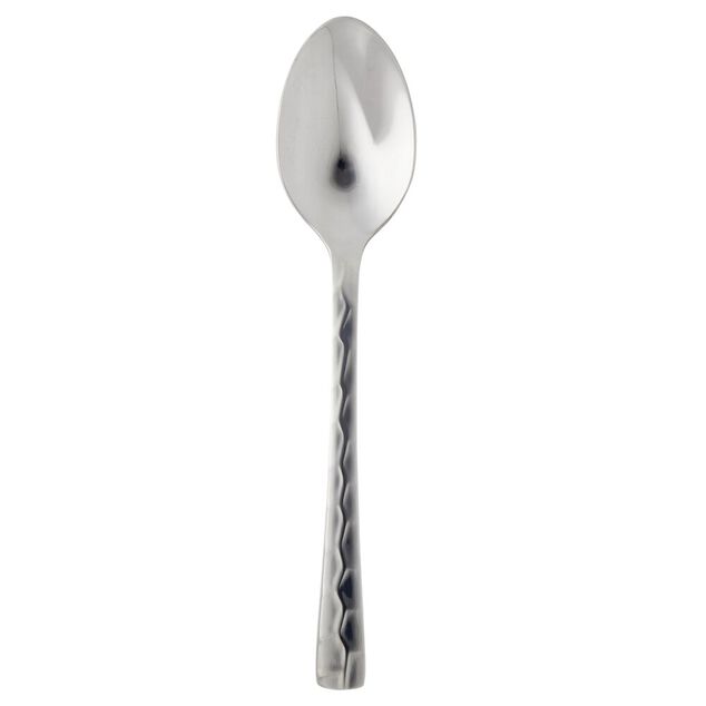 Cuillère à soupe inox L20cm manche acier facette
