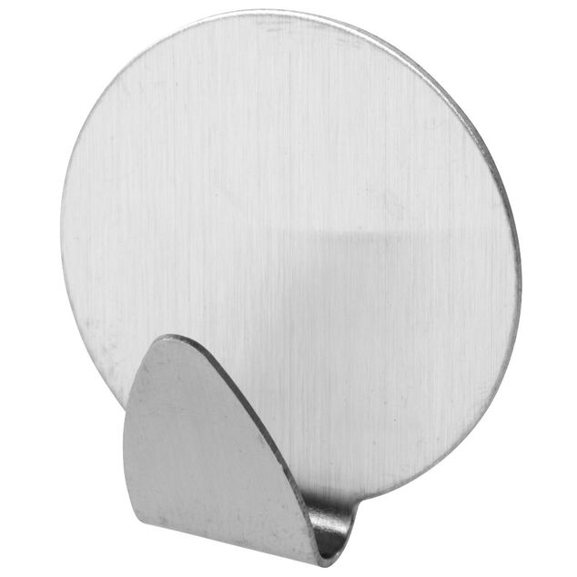 Crochet adh&eacute;sif inox x4