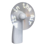 Ventilateur &agrave; main avec message