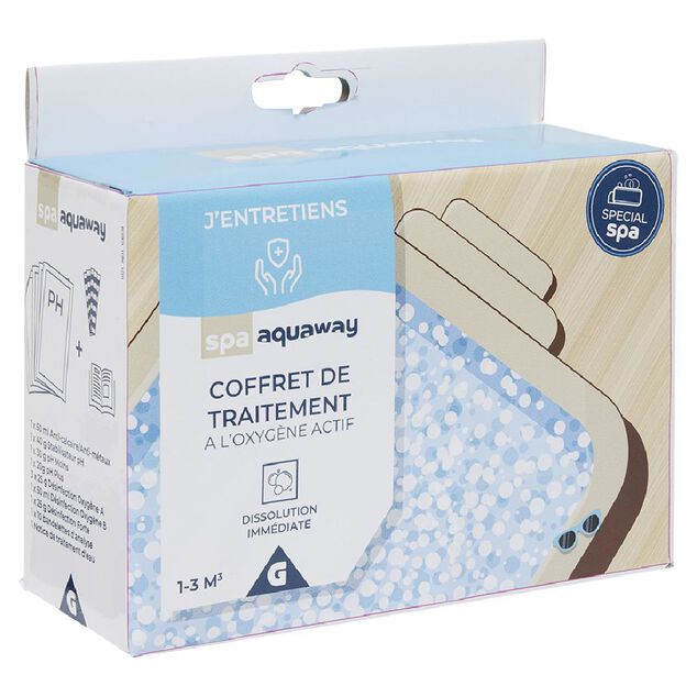 Coffret de traitement pour spa