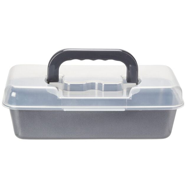 Moule &agrave; cake anti adh&eacute;rent couvercle de transport 30,4x15,3xH6,2cm