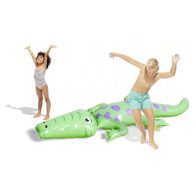 Jet d'eau Alligator gonflable