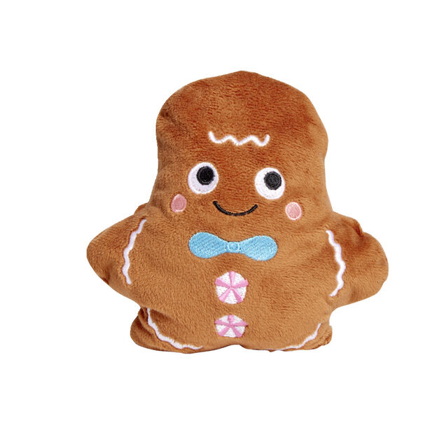 Bouillote No&euml;l pain d'&eacute;pices marron 14x15cm