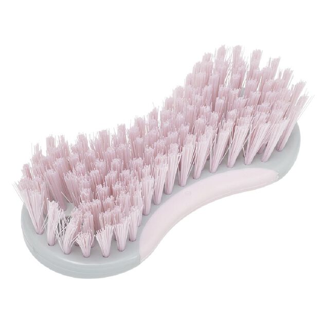 Brosse de nettoyage décorée 16x7x3,5cm rose