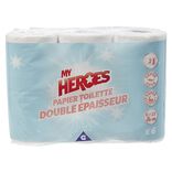 Papier toilette My Heroes double &eacute;paisseur x6