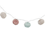 Guirlande origami rose bleu blanc