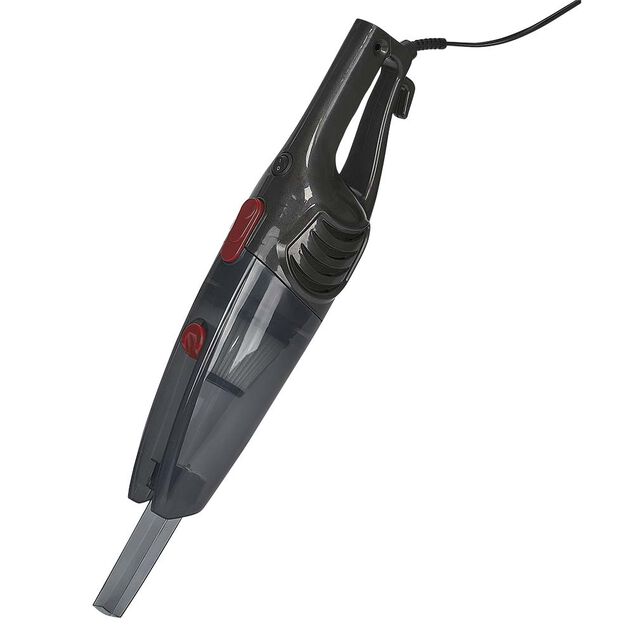 Aspirateur balai 2en1 Homday filaire noir et rouge