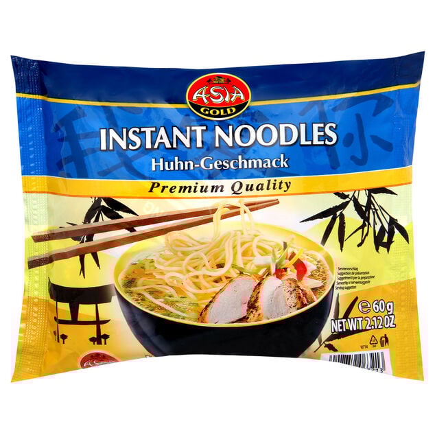 Nouilles instantanées saveur poulet 60gr