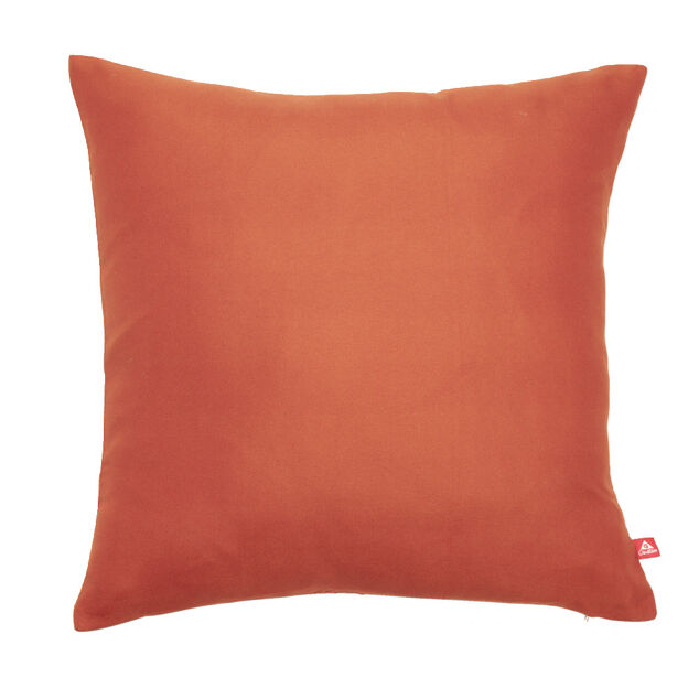 Housse de coussin carr&eacute;e rouge 40x40cm