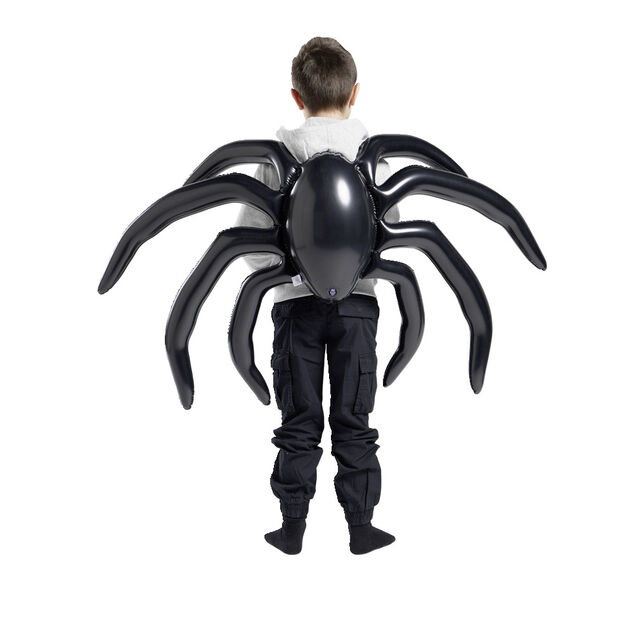 Ailes gonflables araign&eacute;e Halloween noire - Taille unique