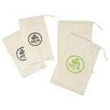 Sac à vrac en coton réutilisables x4