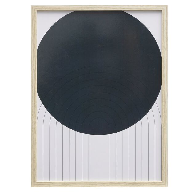 Cadre décoratif en bois MDF et papier 30x40cm (2 modèles)