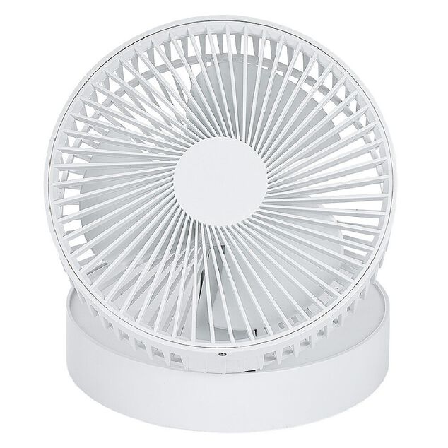 Ventilateur télescopique nomade blanc
