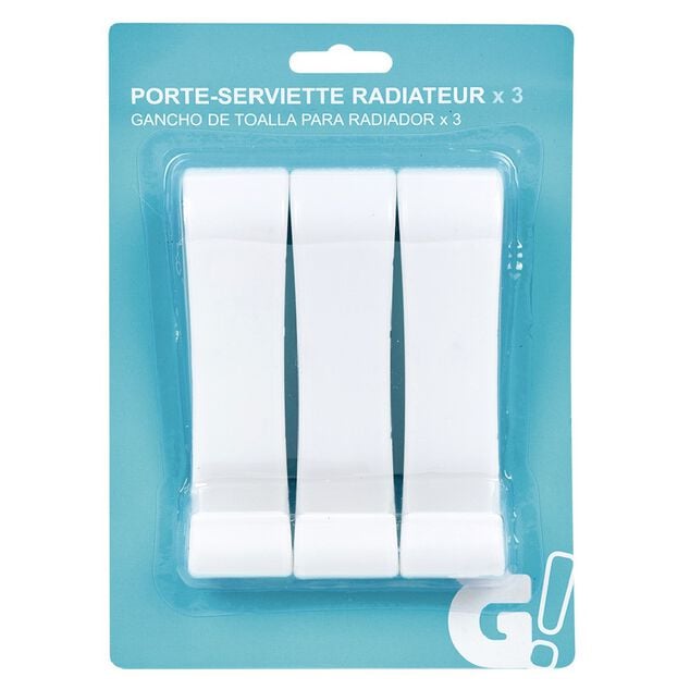 Porte serviette en plastique x 3