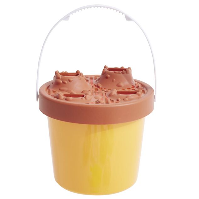 Seau de plage jardinier enfant plastique &Oslash;18xH24,6cm x12 pi&egrave;ces