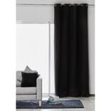 Rideau occultant uni noir
