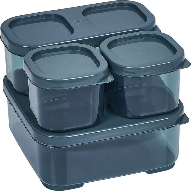 Sac fra&icirc;cheur repas 5 L avec 4 bo&icirc;tes et 3 blocs de glace