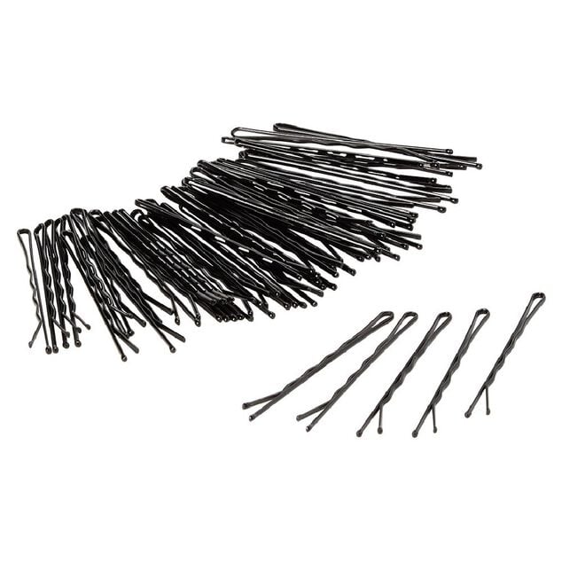 Pince guiche m&eacute;tal noir L.6,5 cm x50