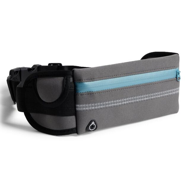 Ceinture de sport 37x10cm polyester gris