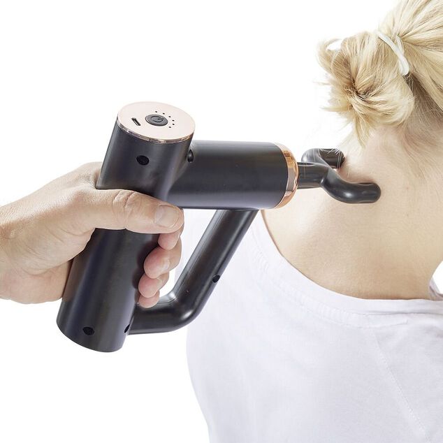 Pistolet de massage 4 têtes interchangeables et 6 vitesses