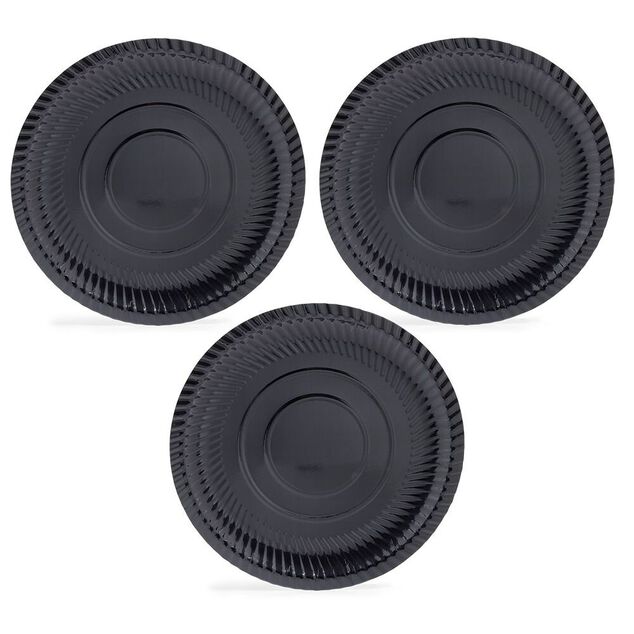 Plateau présentation carton noir x3