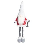 Gnome de No&euml;l avec jambes extensibles H87cm