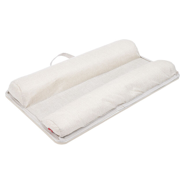 Support pour ordinateur portable nomade bois beige 57x30xH5cm