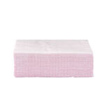 Serviette carr&eacute; unie rose p&acirc;le 2 plis en papier x50