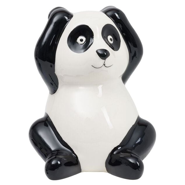Panda c&eacute;ramique noir et blanc