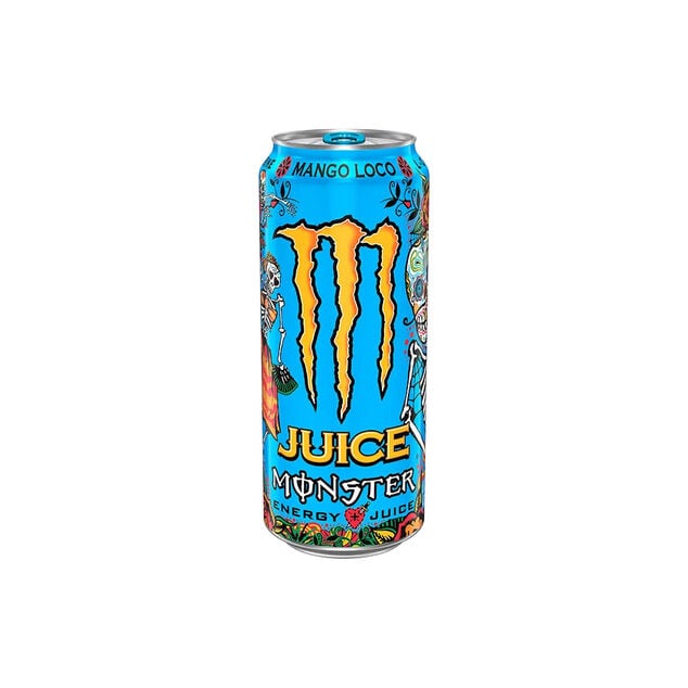 Boisson &eacute;nergisante Monster Energy Juice Mango Loco canette 50cl
