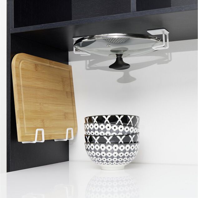 Crochet adhésif multiusage porte-couvercle 2 pièces 5x3x5cm