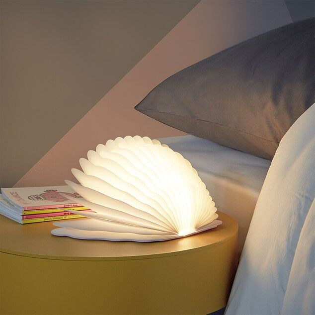 Lampe veilleuse forme livre d&eacute;pliant