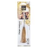 Cierge magique doré 18 cm x 10