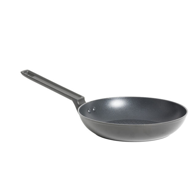 Po&ecirc;le tous feux dont induction aluminium noir &Oslash;24cm