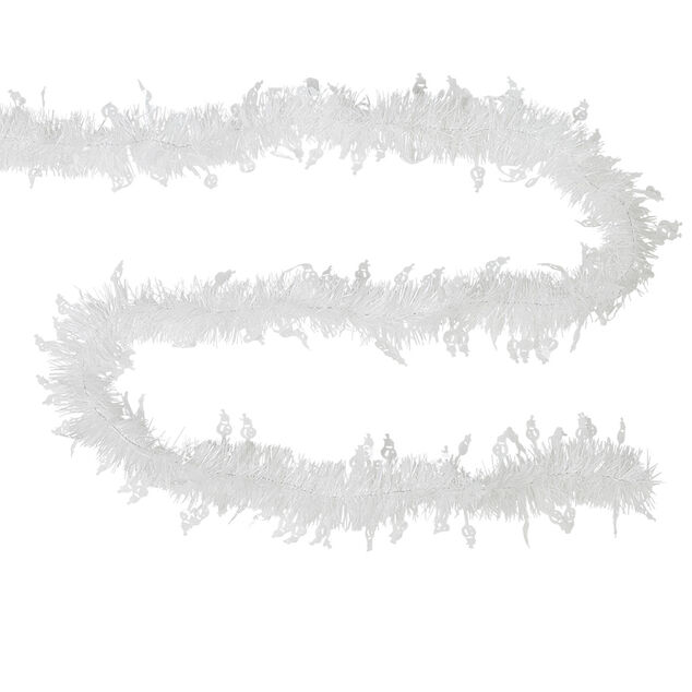 Guirlande de Noël à brins blanc scintillant L 3 m