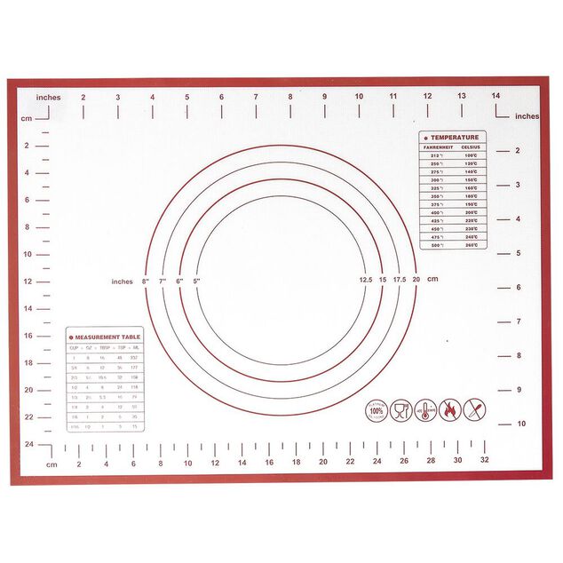 Tapis &agrave; p&acirc;tisserie en silicone